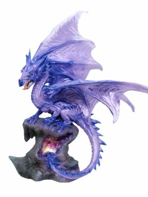 Dragon on Rock Purple