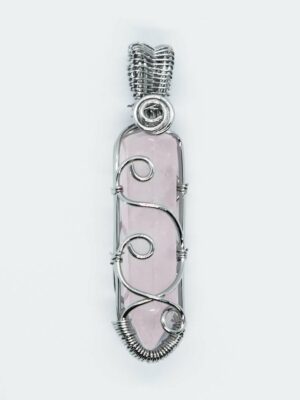 Pendant Point Wired Rose Qz