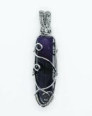 Pendant Point Wired Amethyst