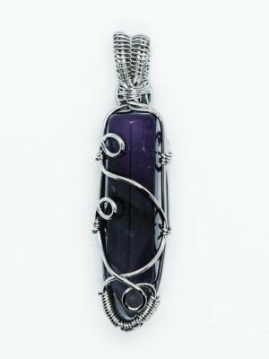Pendant Point Wired Amethyst