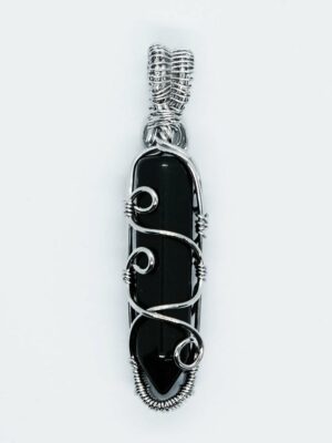 Pendant Point Wired Obsidian