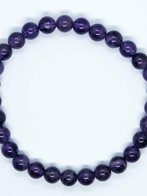 Bracelet 6mm Bead Amethyst