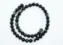 String Bead 8mm Agate Black