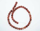 String Bead 8mm Agate Carnelian
