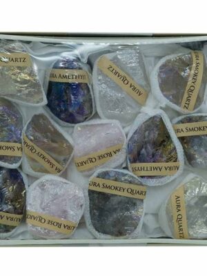 Rough Aura Stone Mix 12pcs