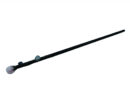 Black Magic Wand Rose Quartz 34cm