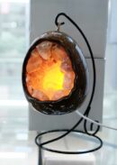 Lamp Egg Shape Yellow Fluorite