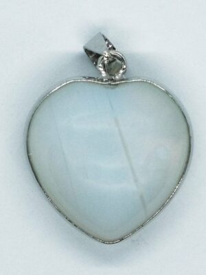 Pendant Heart Caged Opalite