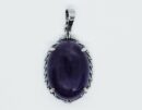 Pendant Oval Amethyst