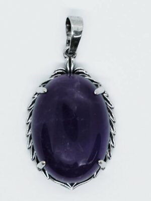 Pendant Oval Amethyst