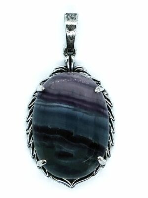 Pendant Oval Fluorite