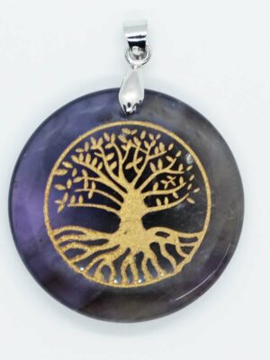 Pendant Round TOL Amethyst