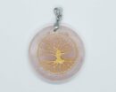 Pendant Round TOL Rose Quartz
