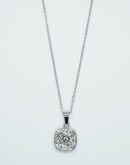 Necklace Steel Rounded Square