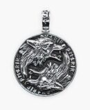 Pendant Stainless Steel Wolves