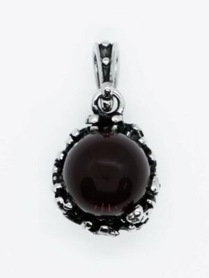 Pendant Steel Red Ball