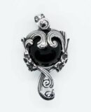Pendant Steel Black Ball