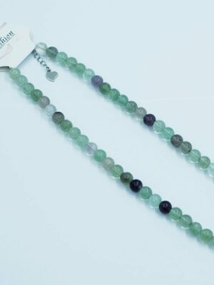 Necklace 8mm Bead Fluorite