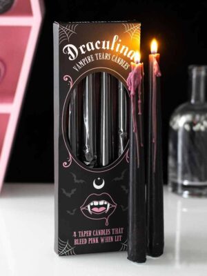 Candle Pink Vampire Tear Set 4