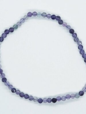 Bracelet 3mm Faceted Fluorite