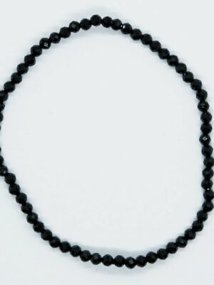Bracelet 3mm Black Spinel