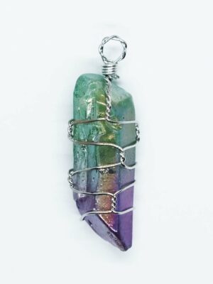 Pendant Crystal Colour Wired