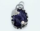 Pendant Oval Wings Amethyst