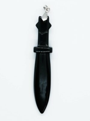 Pendant Sword Obsidian