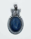 Pendant Butterfly Oval Lapis