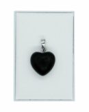 Pendant Heart Obsidian 15mm