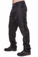 Trousers Eyelets Black size 28