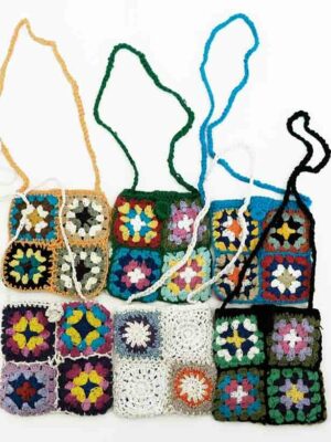 Crochet Sling Bag 16cm.