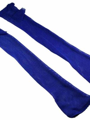 Gloves Pair Blue Fishnet