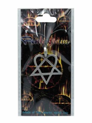 Pendant Pewter Heartogram