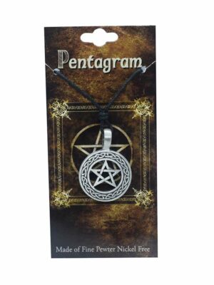 Pendant Pewter Pentagram