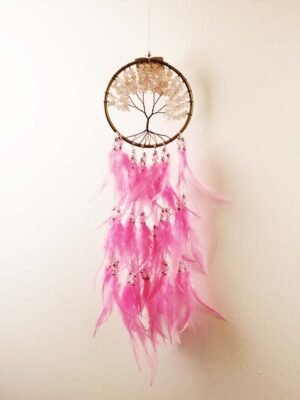 Dream Catcher Rose Quartz 45cm