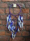 Dream Catcher Purple 16x48cm 4 Circles