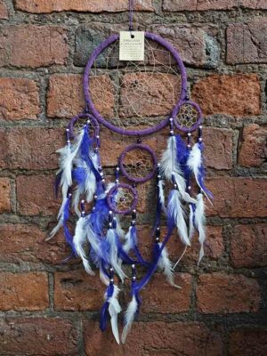 Dream Catcher Purple 16x48cm 4 Circles