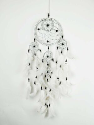 Dreamcatcher Silver 11x40cm 4 Circle