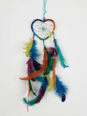 Dreamcatcher Heart 7x25cm Multi