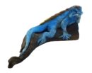 Iguana On Wood 8"