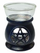 Oil Burner Soapstone Pentagram