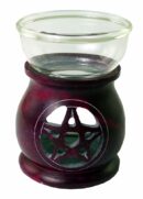 Oil Burner Soapstone Pentagram