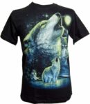 T-Shirt Wolves Print (Various Sizes)