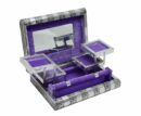 Box Jewellery Metal Lilac 11X8 Inch