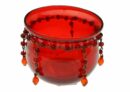 T-Light Holder Red Glass