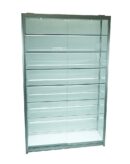 Glass Cabinet 1200X400X1980mm 8 Shelves Led Strip Lighting Code 99104