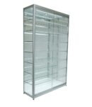 Glass Cabinet 1200X400X1980mm 7 Shelves Led Strip Lighting Code 99109
