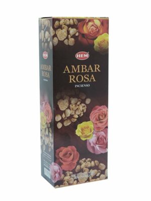 Incense HEM Amber Rose 6pcs