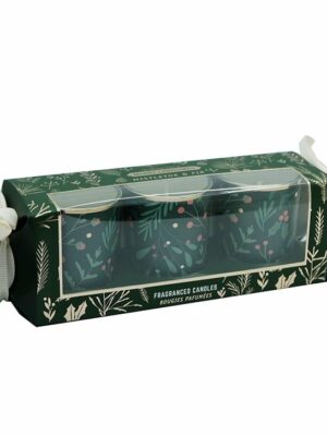 Candle Mistletoe Fir Cracker X3